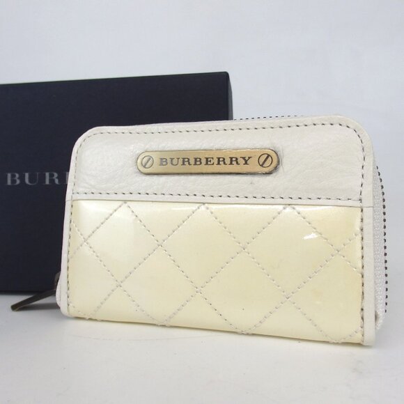 Authentic BURBERRY coin purse leather [Used] - Picture 1 of 11